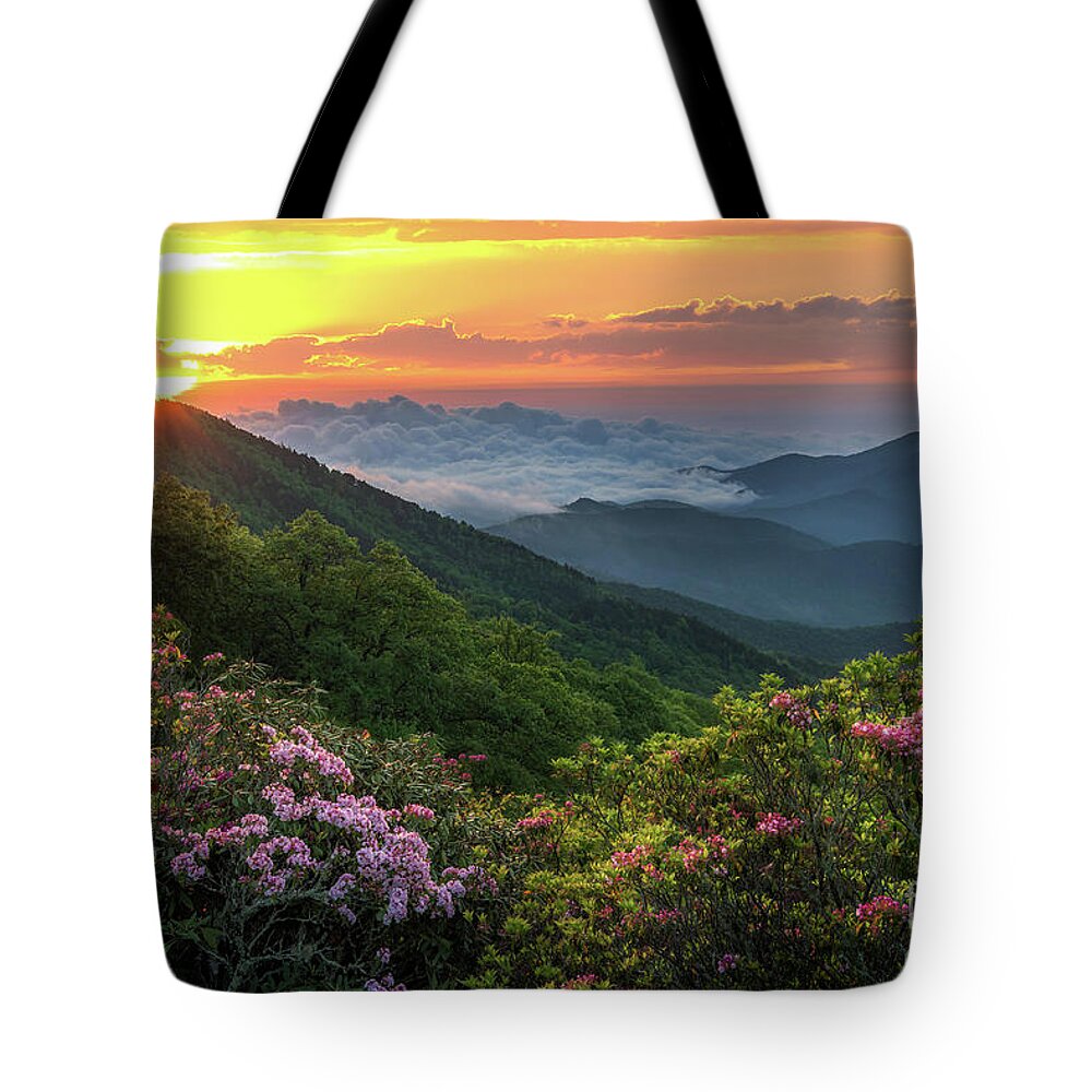 Mountain Tote Bag featuring the photograph Beyond the Laurels by Anthony Heflin