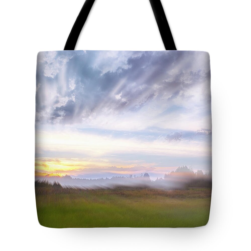 Nature Tote Bag featuring the photograph Beyond The Sky st. 1 by Andrii Maykovskyi
