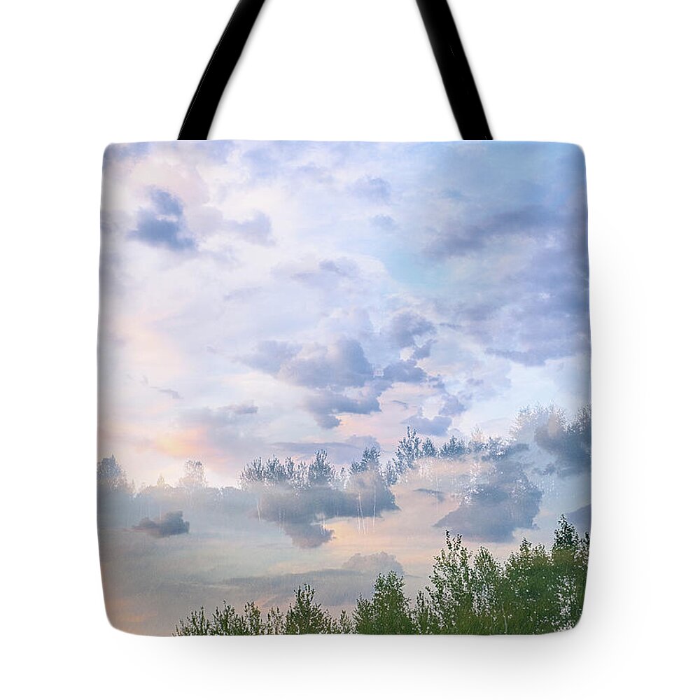Nature Tote Bag featuring the photograph Beyond The Sky st. 3 by Andrii Maykovskyi