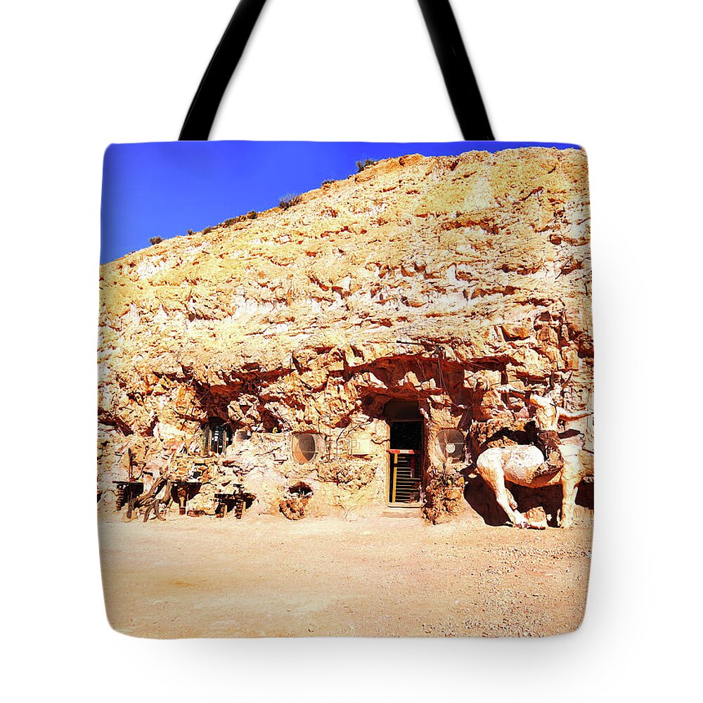 Coober Pedy Tote Bag featuring the photograph Beyond Thunderdome Down Under 2 by Lexa Harpell