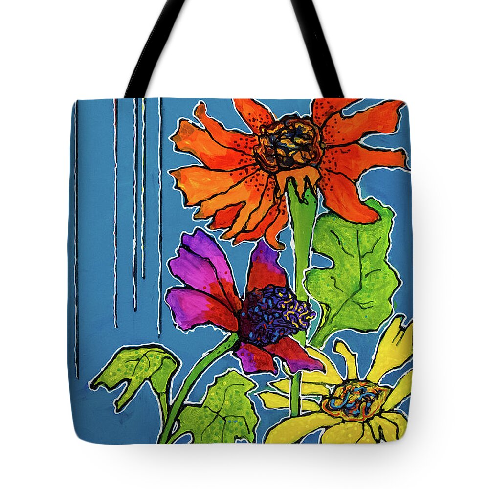 Best Friends Forever Tote Bag featuring the painting B.f.f. by Jo-Anne Gazo-McKim