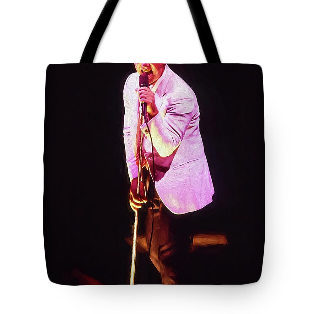 © 2020 Lou Novick All Rights Reserved Tote Bag featuring the photograph Billy Joel by Lou Novick