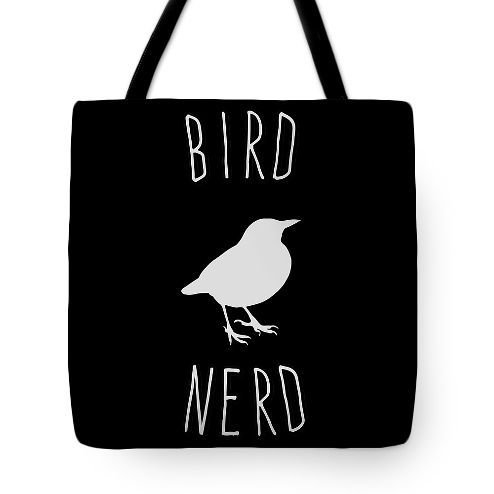 Birds Tote Bag featuring the digital art Bird Nerd Birding by Flippin Sweet Gear