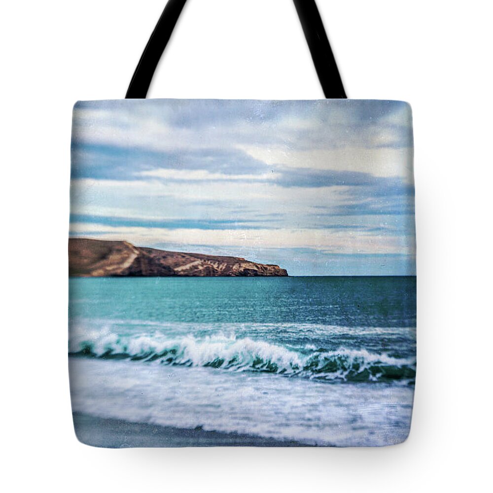 Sky Tote Bag featuring the photograph Birdlings View by Roseanne Jones