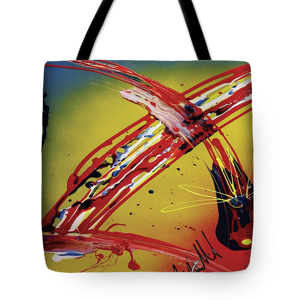  Tote Bag featuring the painting Burger king5 collection by Jimmy Williams