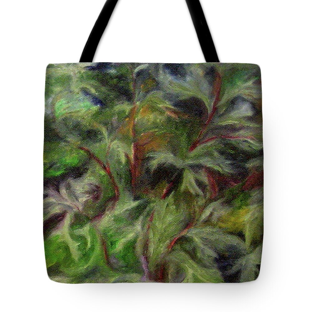 Bees Tote Bag featuring the painting Black Cohosh by FT McKinstry