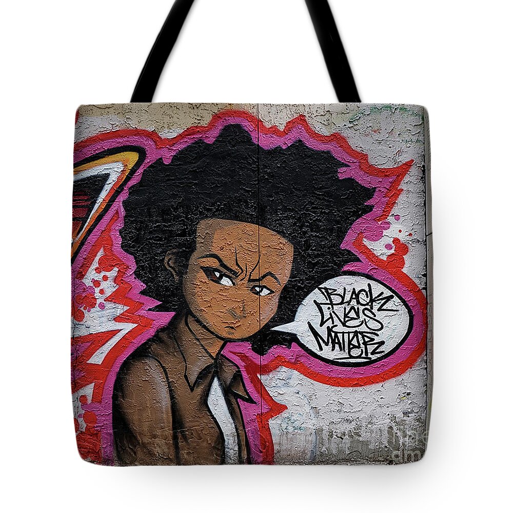 Black Lives Matter Tote Bag featuring the photograph Black Lives Matter by Cole Thompson