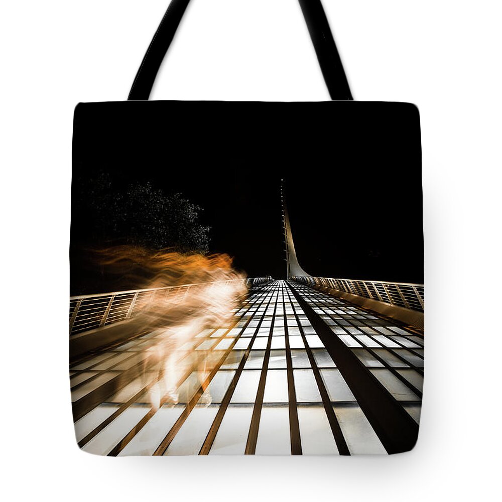 Blur Tote Bag featuring the photograph Blazing with Life by Alex Lapidus