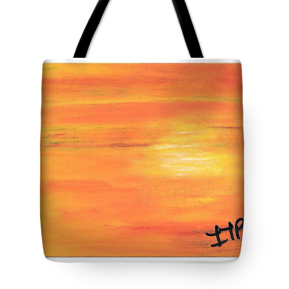 Sky Tote Bag featuring the painting Blissed Out by Esoteric Gardens KN