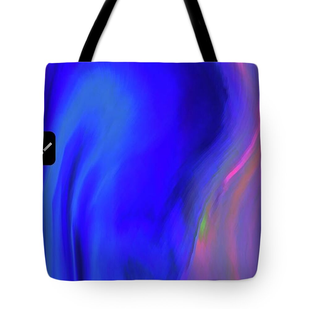  Tote Bag featuring the digital art Blue 2 by Glenn Hernandez