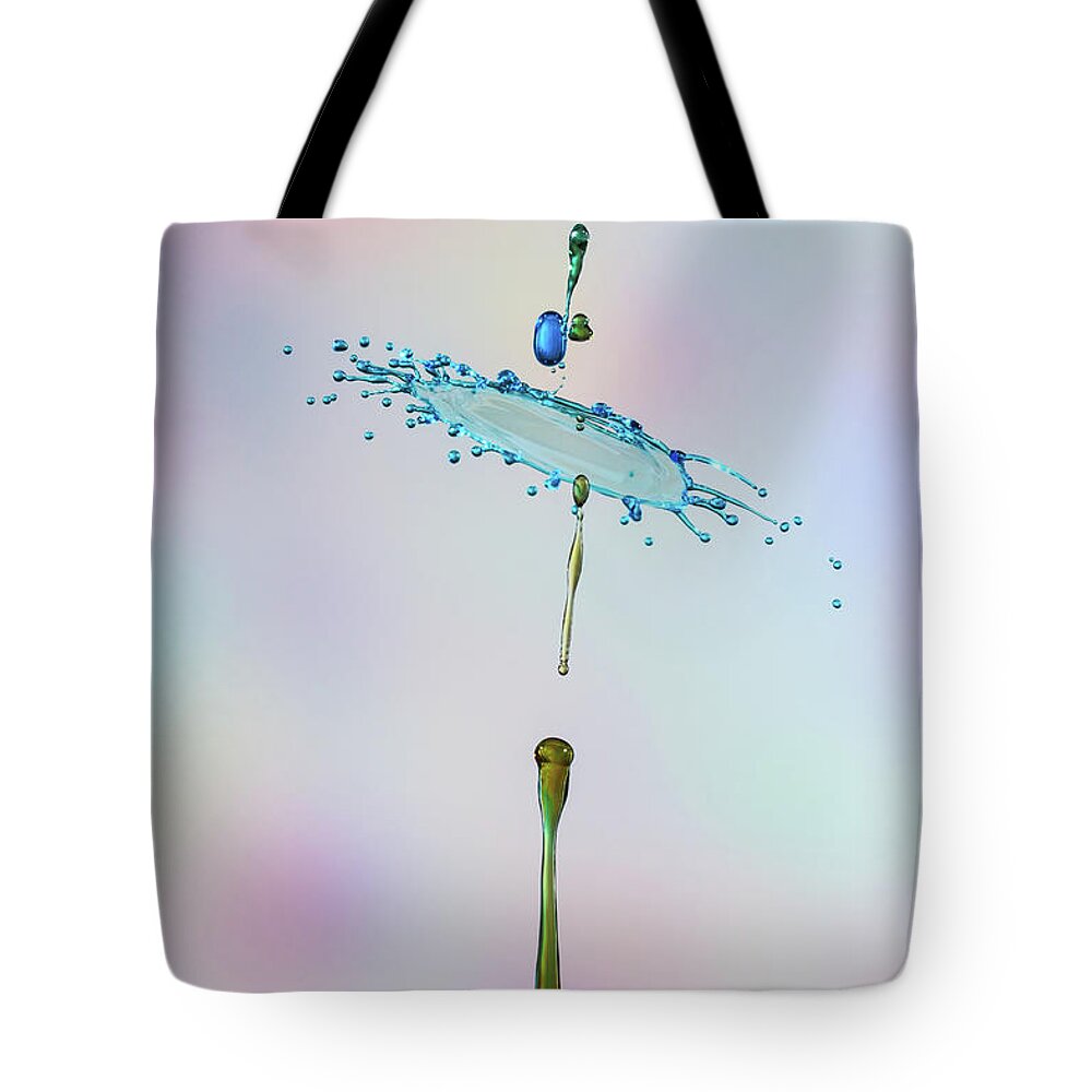 Abstract Tote Bag featuring the photograph Blue Canopy by Sue Leonard