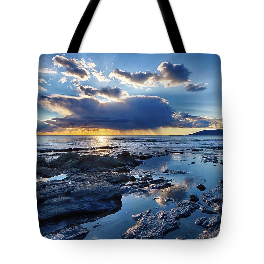 Sunset Tote Bag featuring the photograph Blue Heaven by Beth Sargent