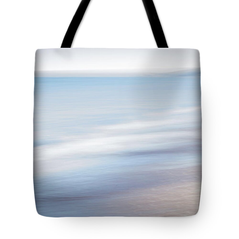 Abstract Tote Bag featuring the photograph Blue Horizon by Forest Floor Photography