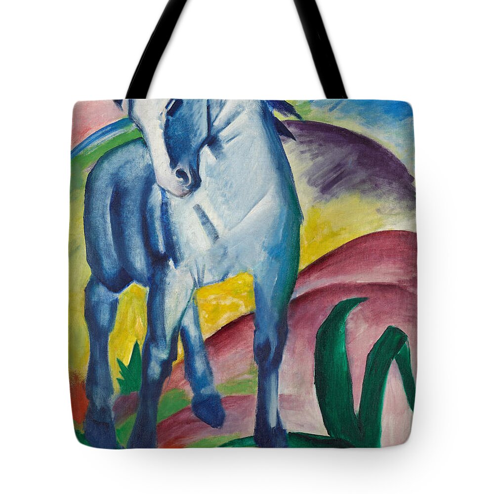 Expressionist Horse Tote Bags