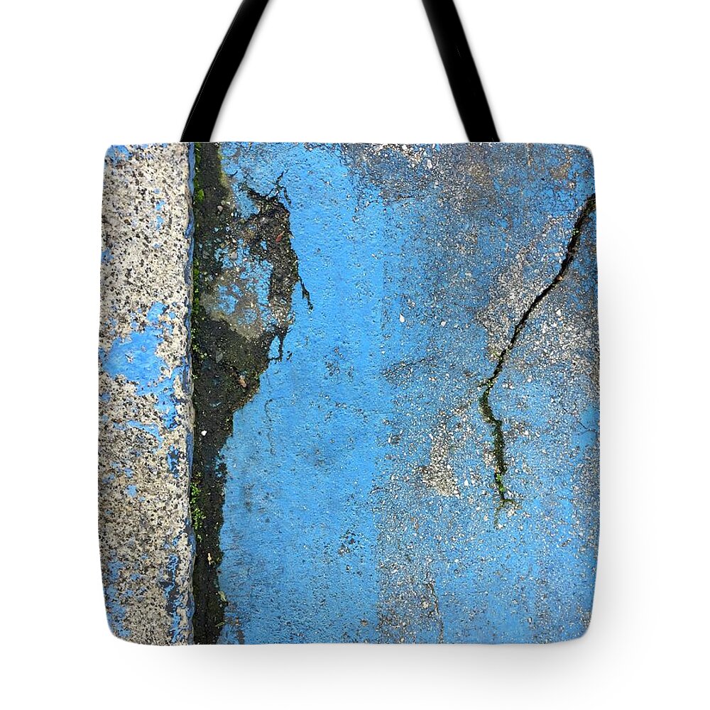 Blue Tote Bag featuring the photograph Blue Series 1-4 by J Doyne Miller