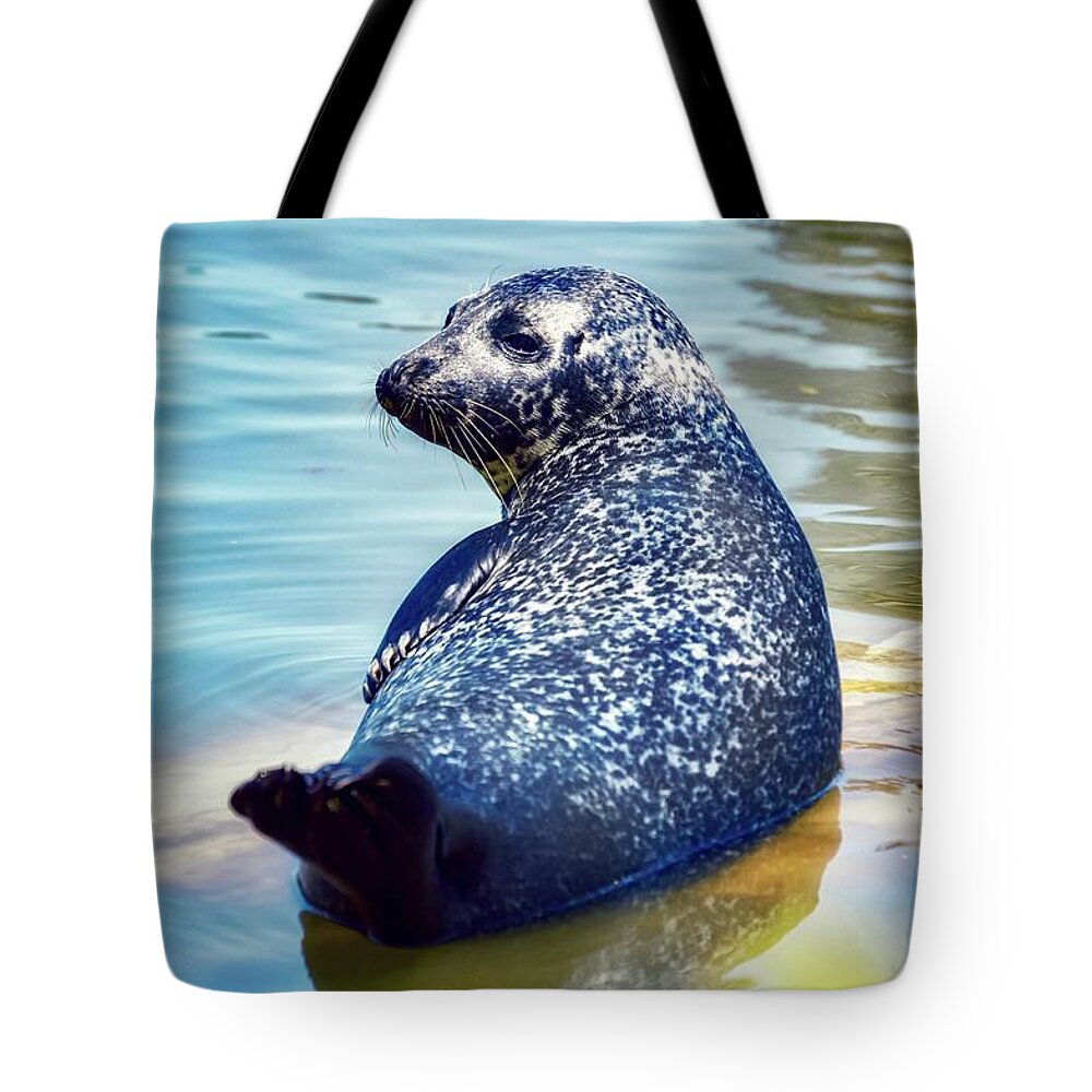Seal Tote Bag featuring the photograph Bluebell by Shannon Kelly