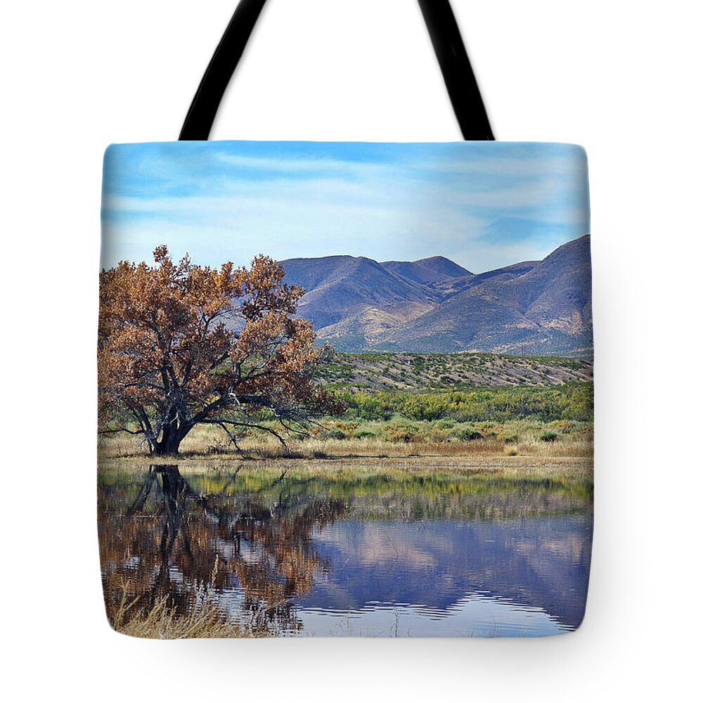 Nature Tote Bag featuring the photograph Bosque del Apache, New Mexico by Segura Shaw Photography