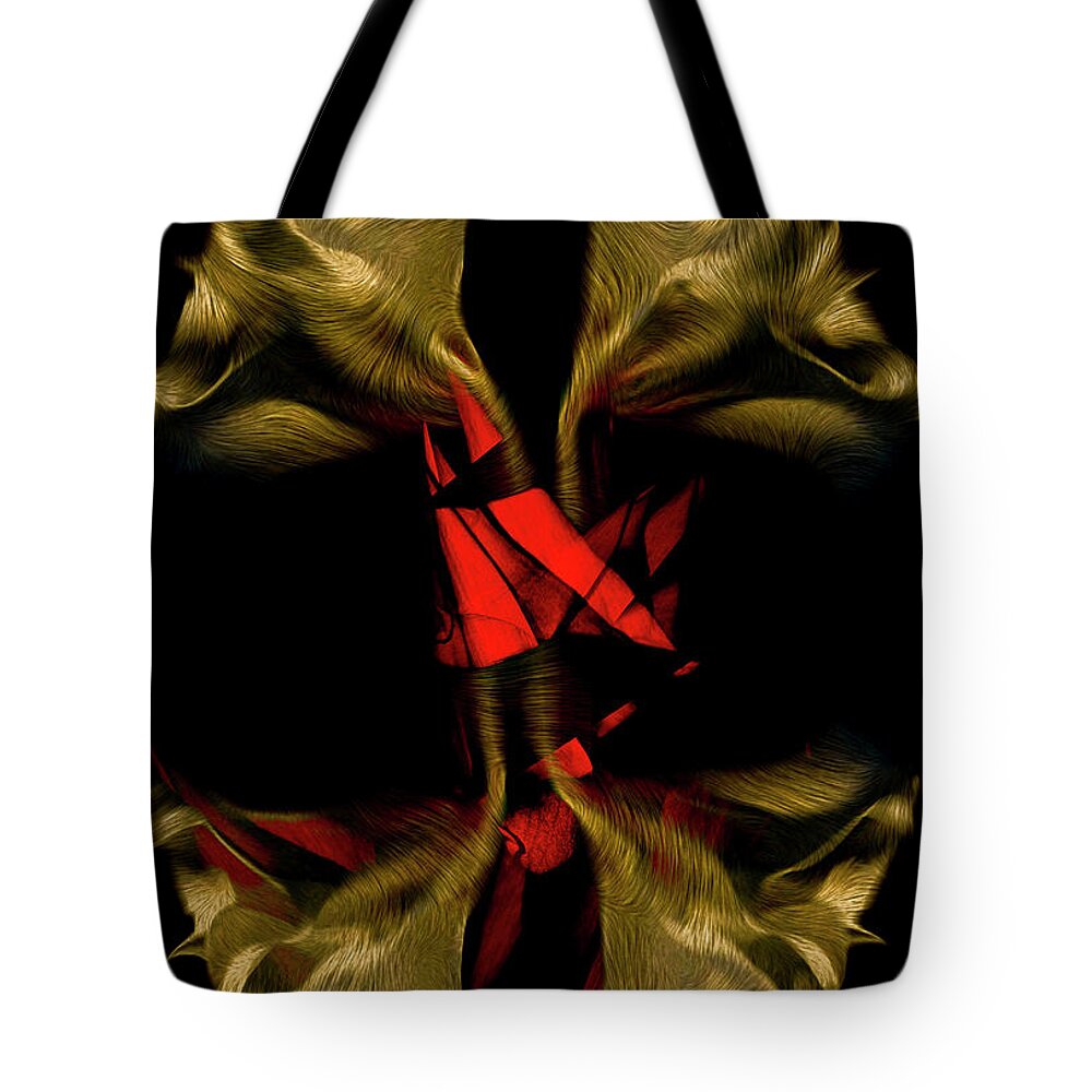 Abstract Tote Bag featuring the photograph Bound by Cynthia Dickinson