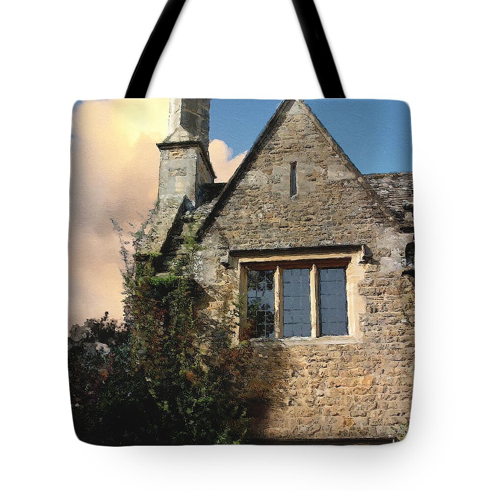 Bourton-on-the-water Tote Bag featuring the photograph Bourton Sunset by Brian Watt