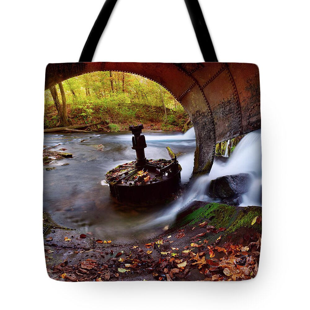Mill Tote Bag featuring the photograph Boze Mill by Robert Charity