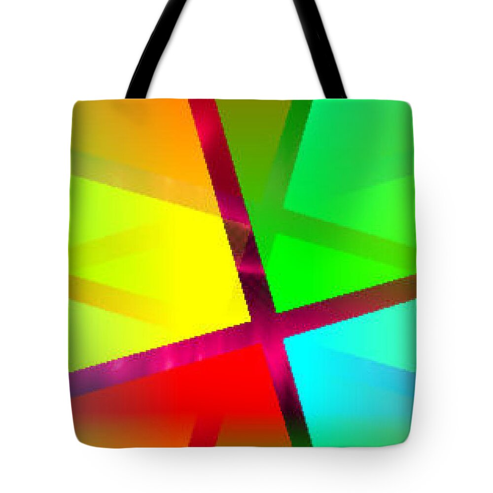  Tote Bag featuring the digital art Breaking Boundaries Part 215 by The Lovelock experience