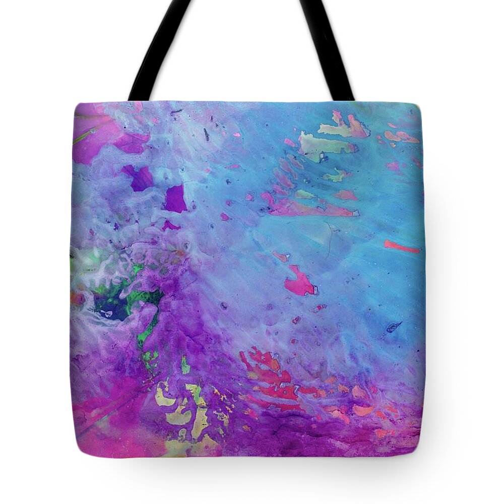  Tote Bag featuring the painting Breaking Thru by Katy Bishop