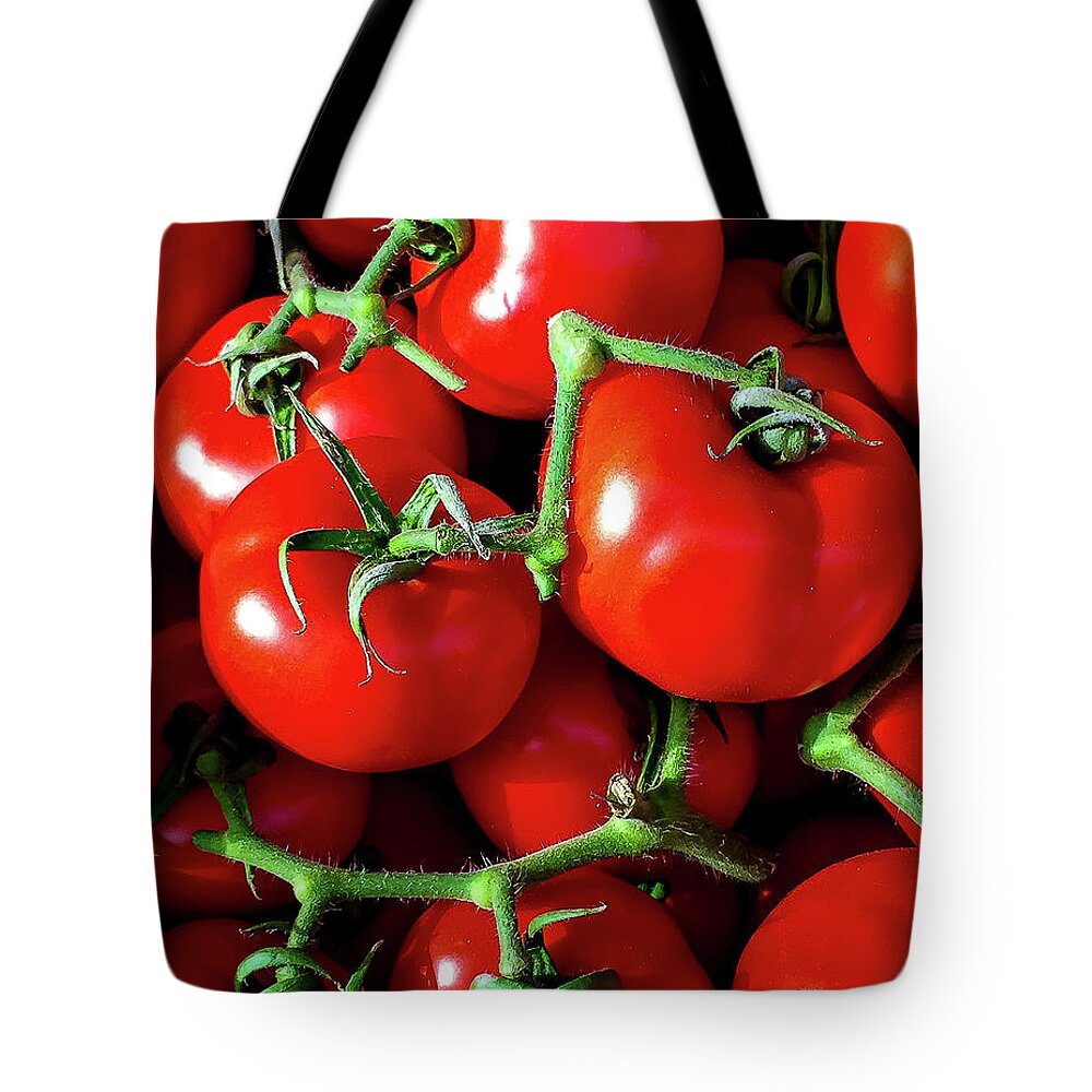 Agriculture Tote Bag featuring the photograph Brilliant red by Robert Miller