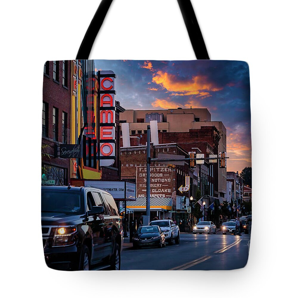 City Tote Bag featuring the photograph Bristol Nightlife by Shelia Hunt