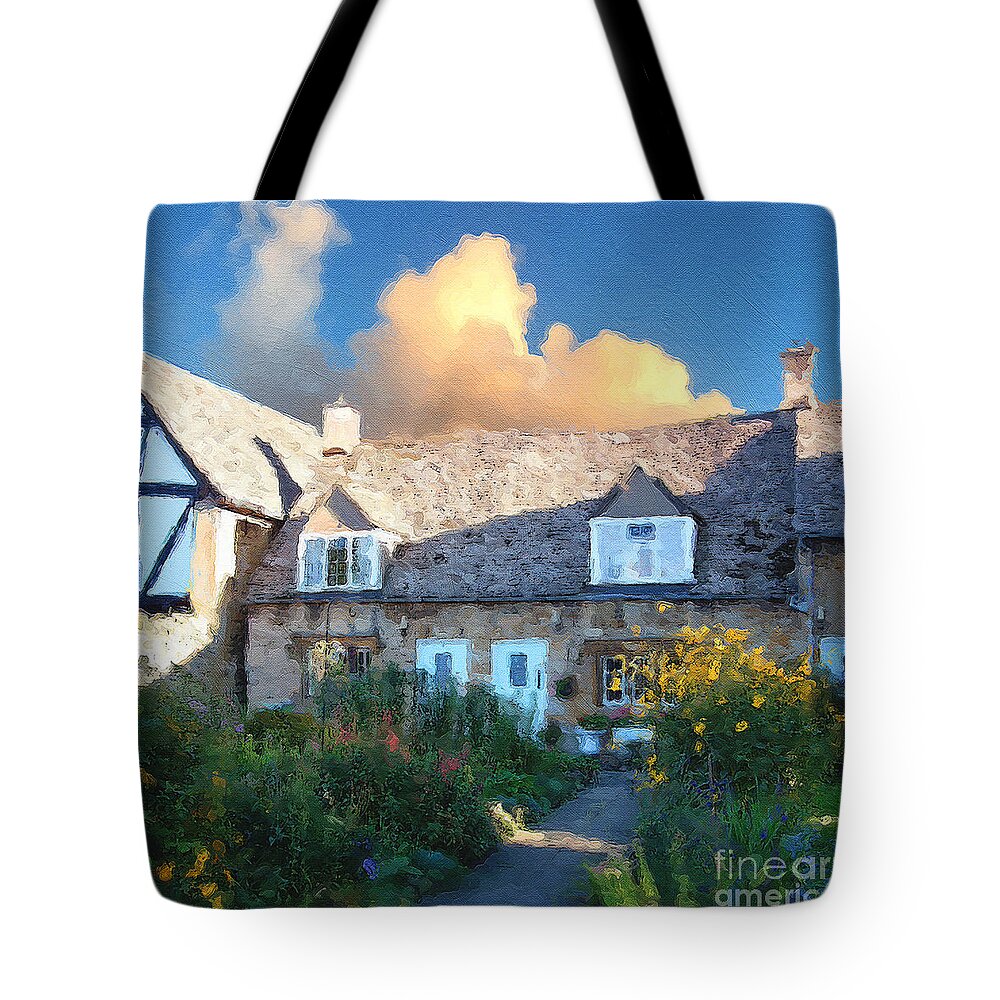 Broadway Tote Bag featuring the photograph Broadway Garden by Brian Watt