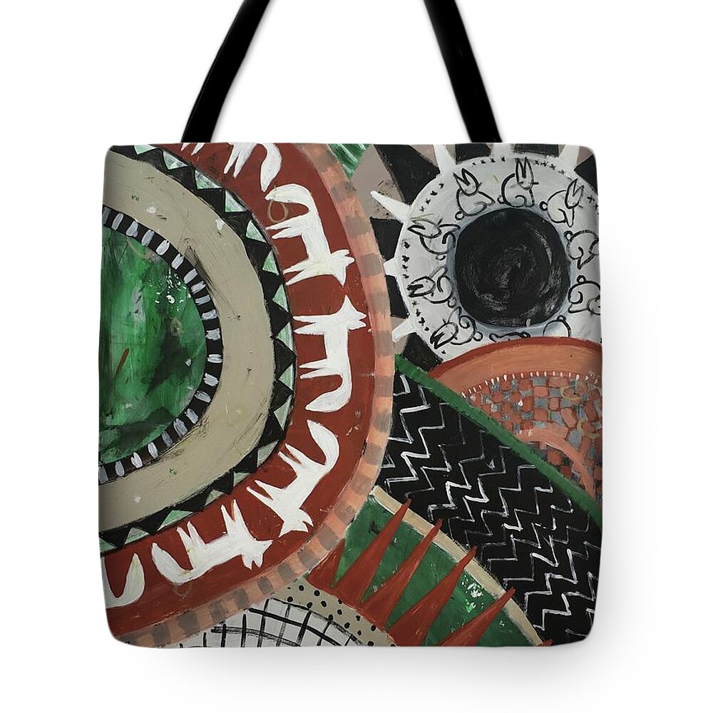 Foxes Tote Bag featuring the painting Brother Fox by Cyndie Katz