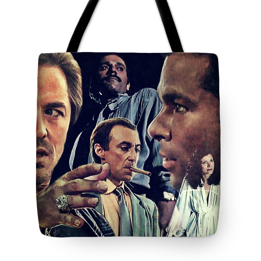Miami Vice Tote Bag featuring the digital art Brother's Keeper 2 by Mark Baranowski