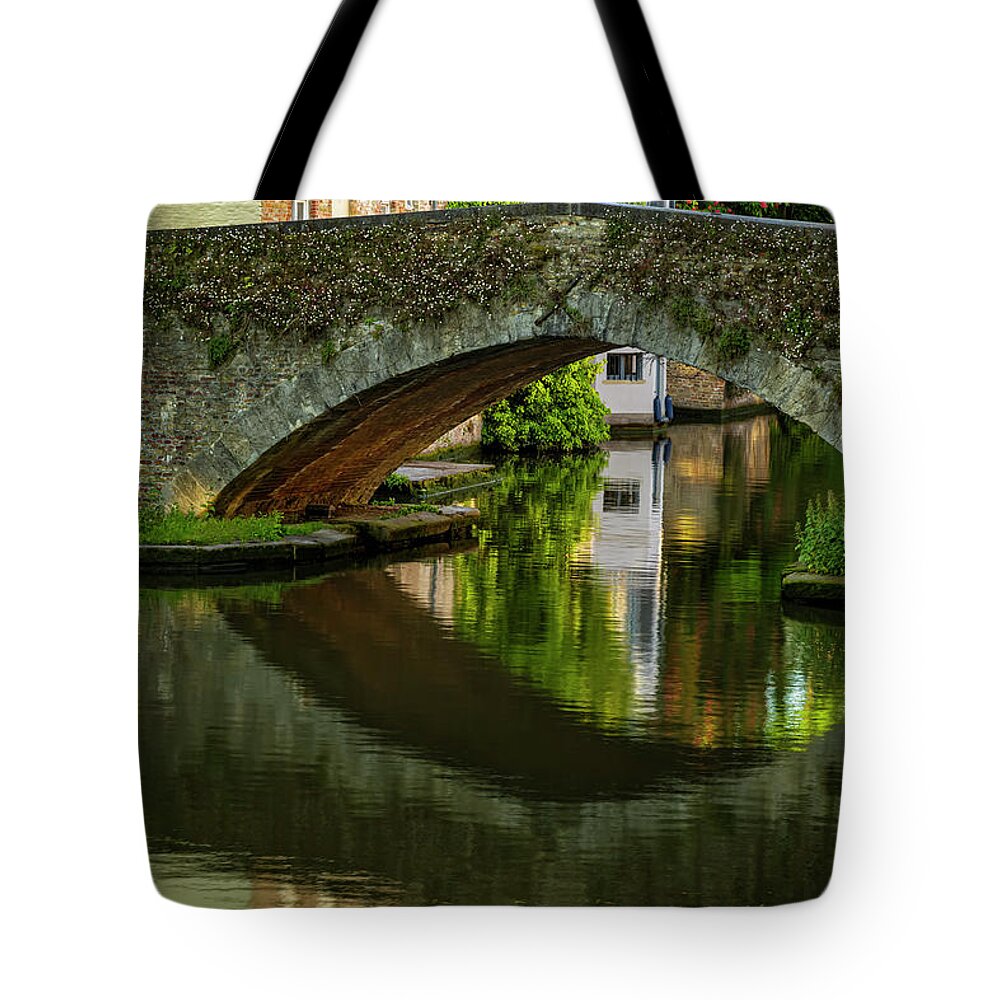 Bruges Tote Bag featuring the photograph Bruges Bridge by Gary Johnson