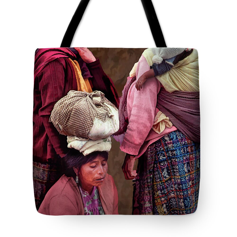 Guatemala Tote Bag featuring the photograph Brushes by Harry Spitz