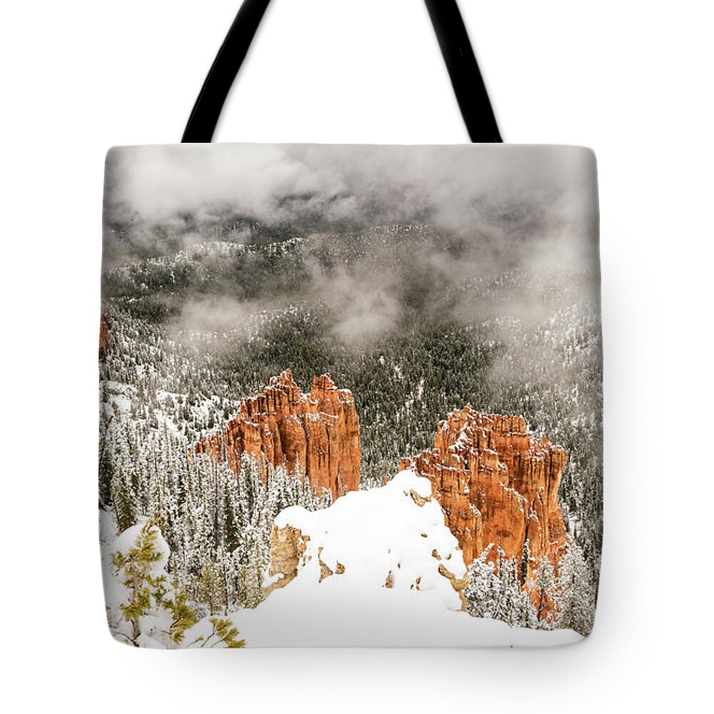 Bryce Canyon Tote Bag featuring the photograph Bryce Canyon by Constance Puttkemery