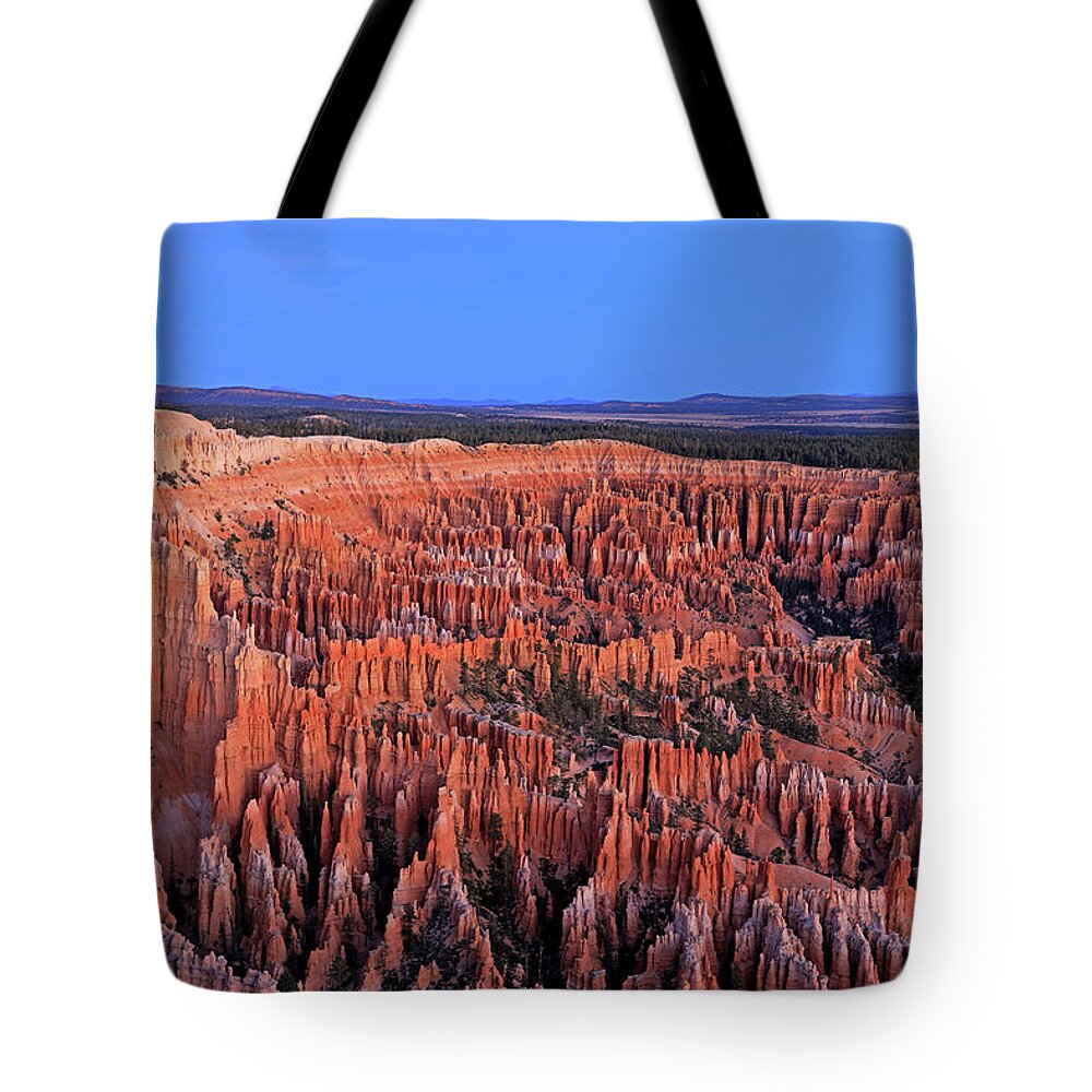 Bryce Canyon National Park Tote Bag featuring the photograph Bryce Canyon National Park - Sunrise by Richard Krebs