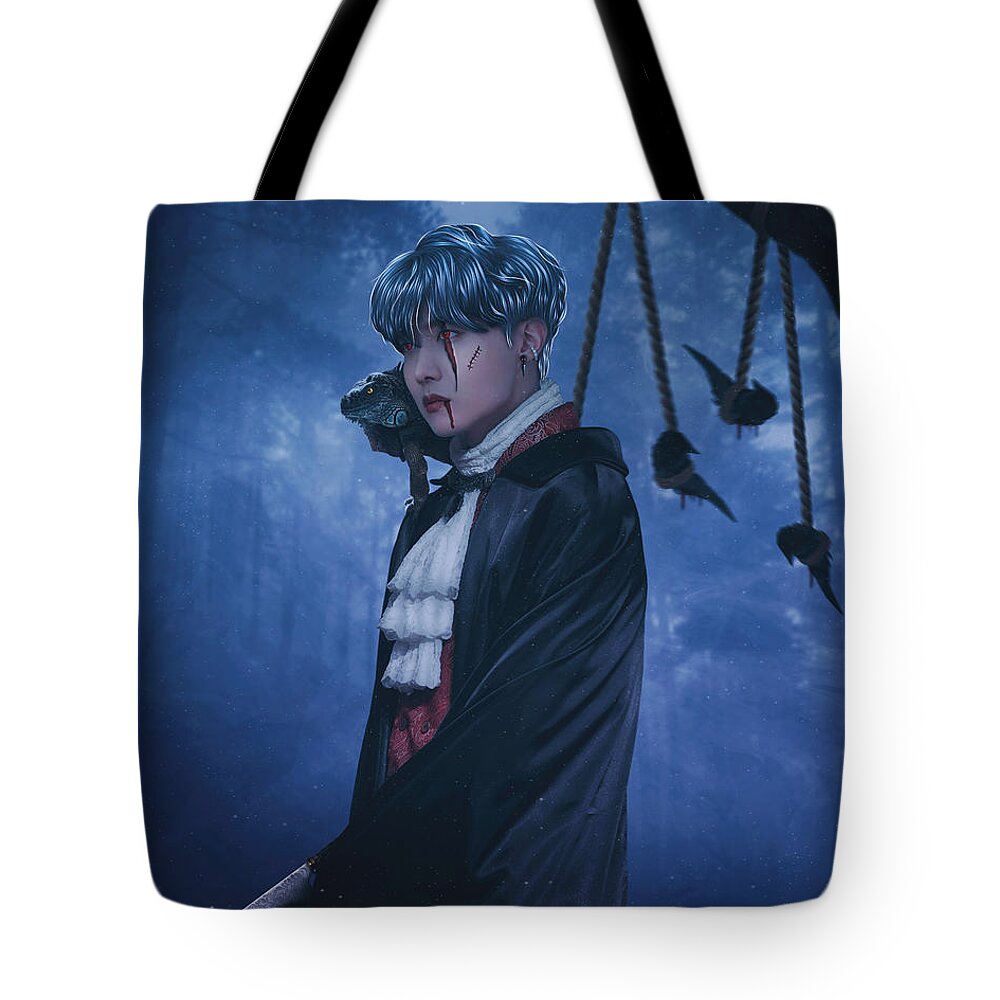 BTS J-Hope Fan Art Tote Bag by Ys - Pixels