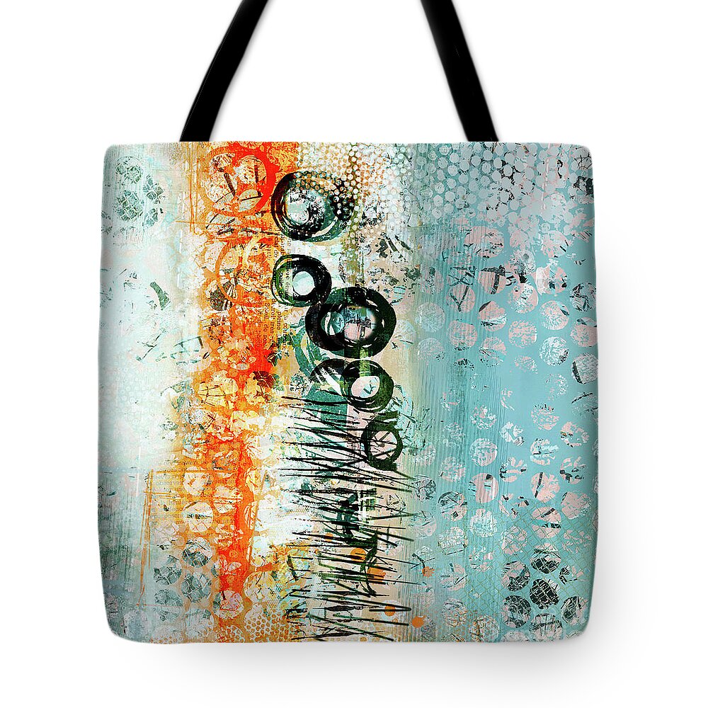Orange Tote Bag featuring the photograph Bubble Up by Marilyn Cornwell