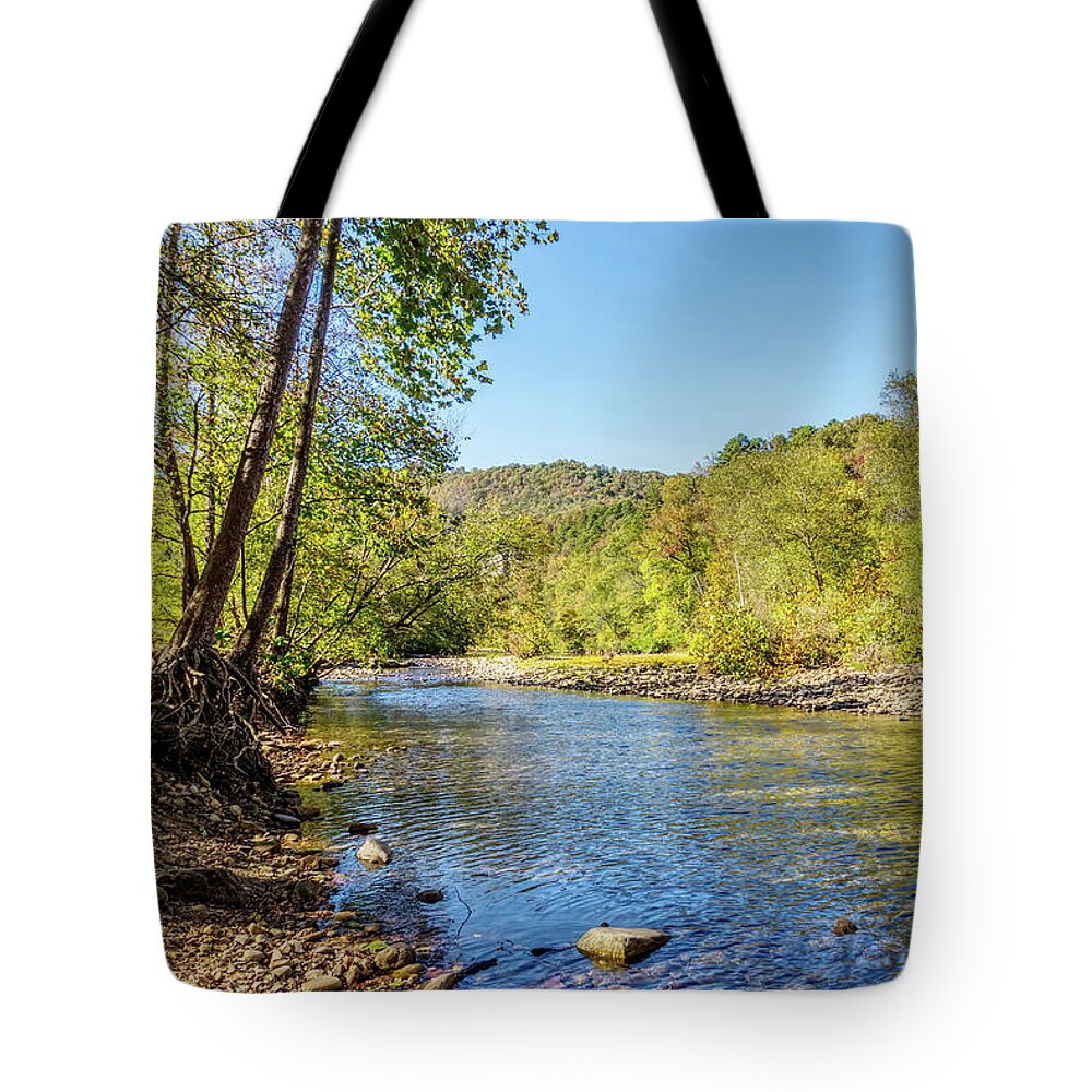 Ar Tote Bag featuring the photograph Buffalo River Fall Afternoon by Jennifer White