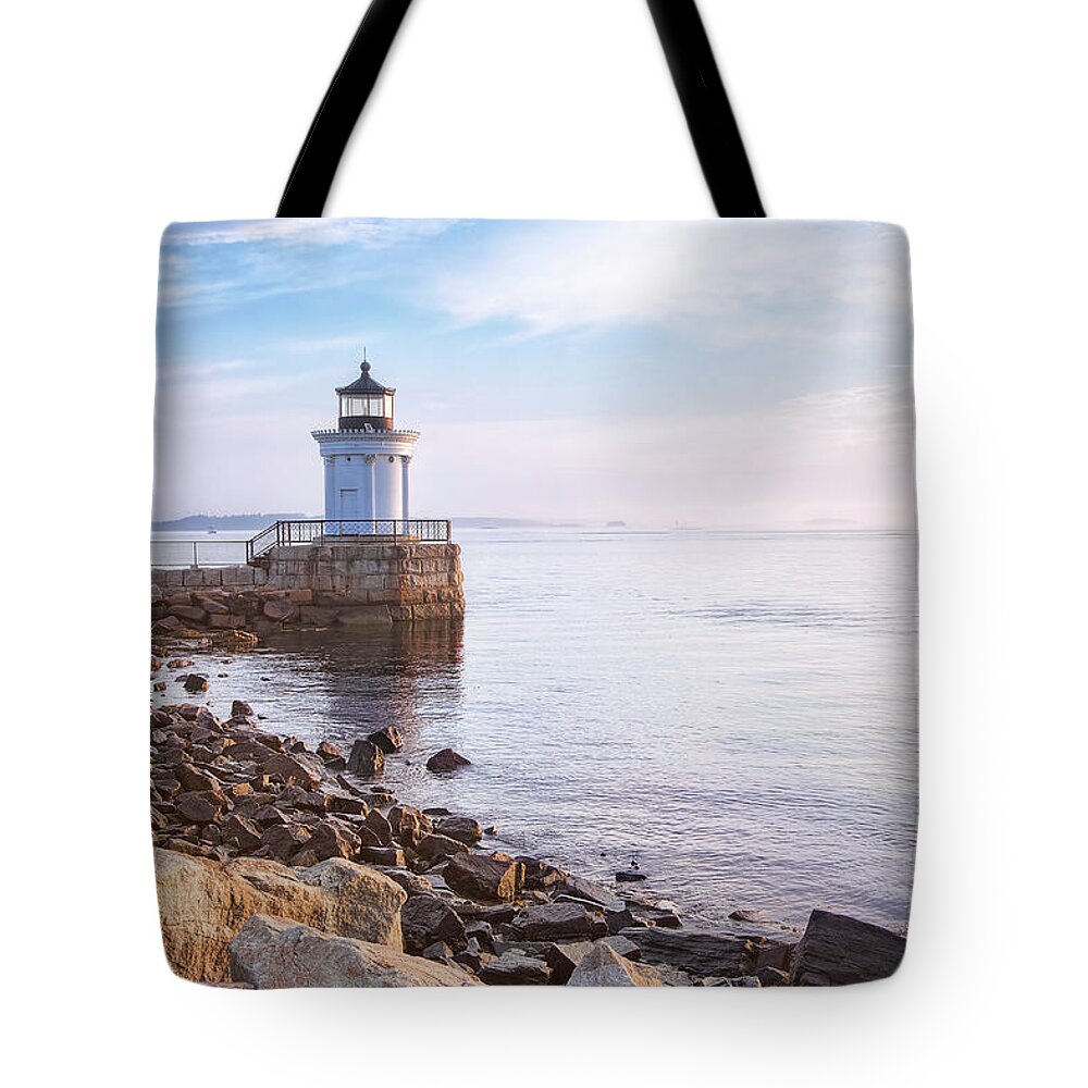 Bug Light Tote Bag featuring the photograph Bug Light by Eric Gendron