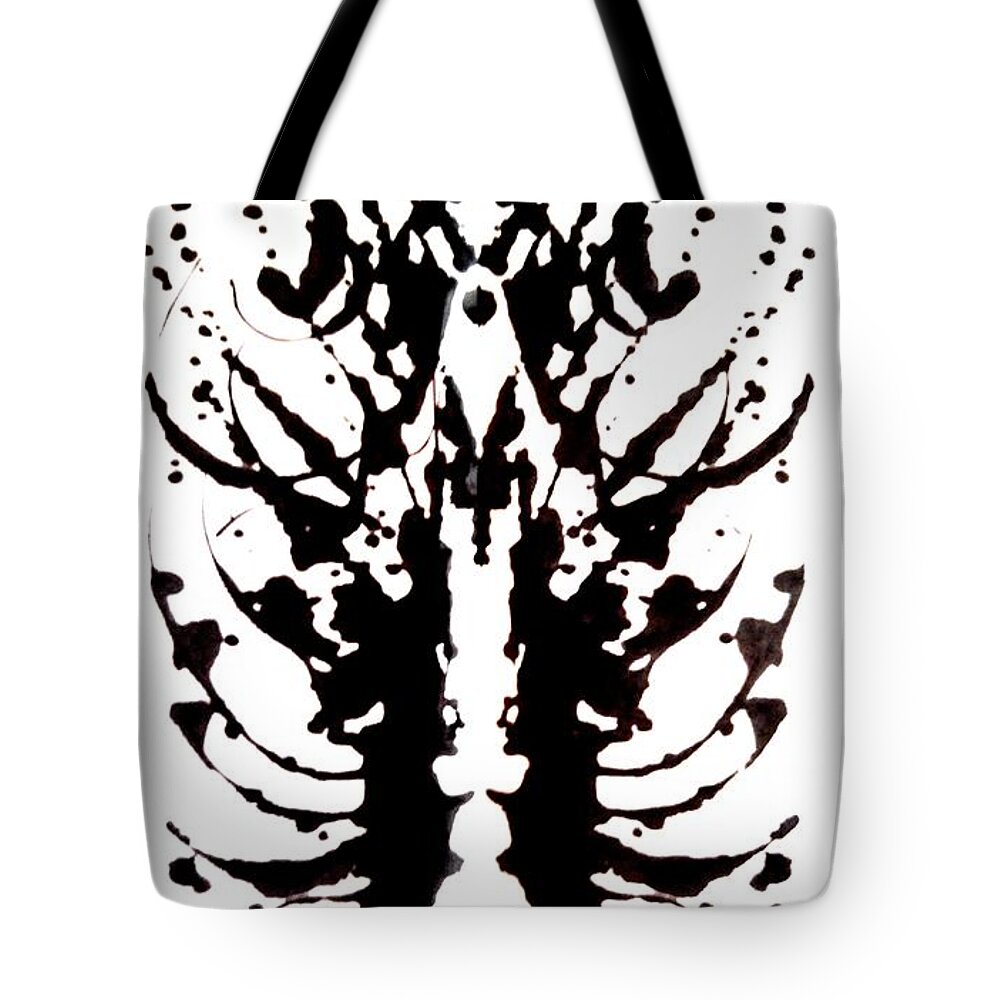 Statement Tote Bag featuring the painting Energy Bug Zapper by Stephenie Zagorski