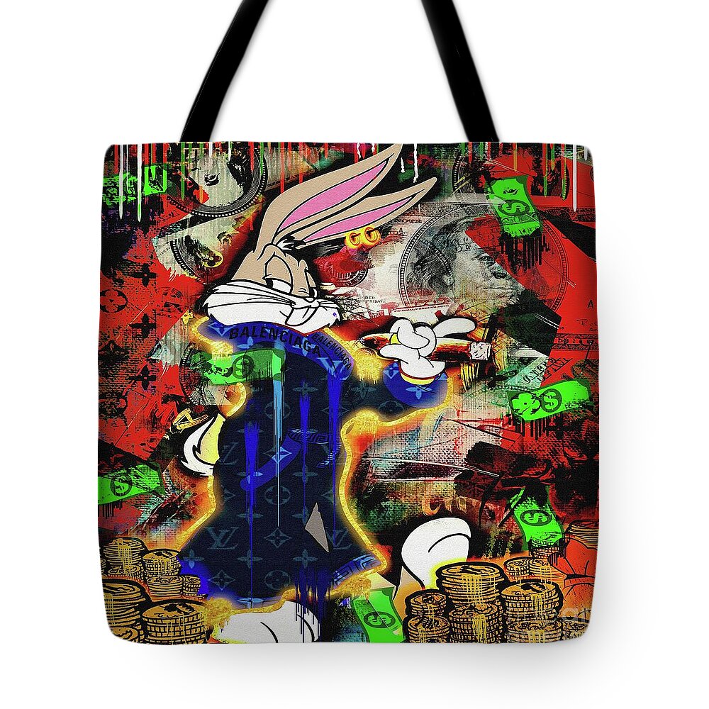 I Hand Painted this! Babs Bunny Louis Vuitton Bag!