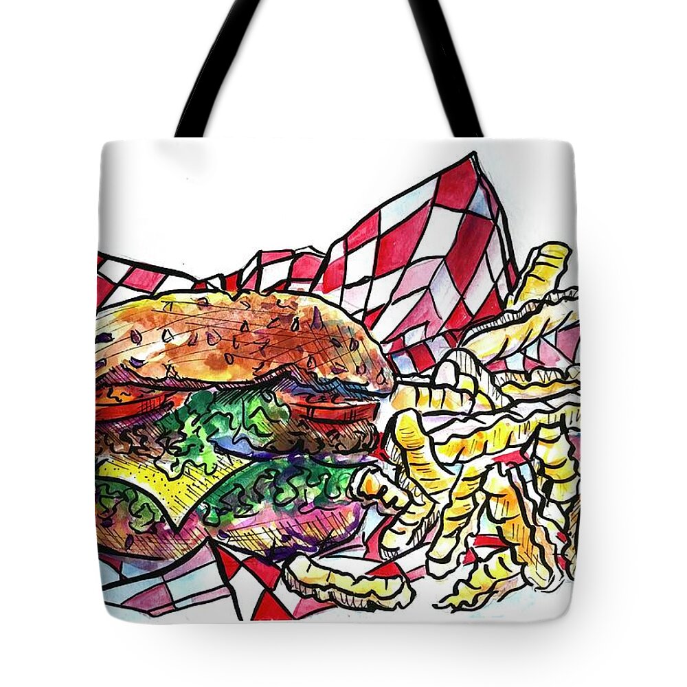 French Fry Tote Bag 