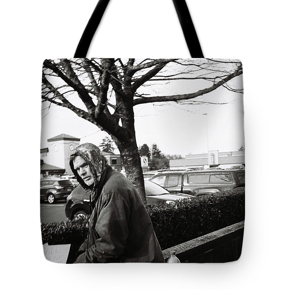 Street Photography Tote Bag featuring the photograph Business as Usual by Chriss Pagani