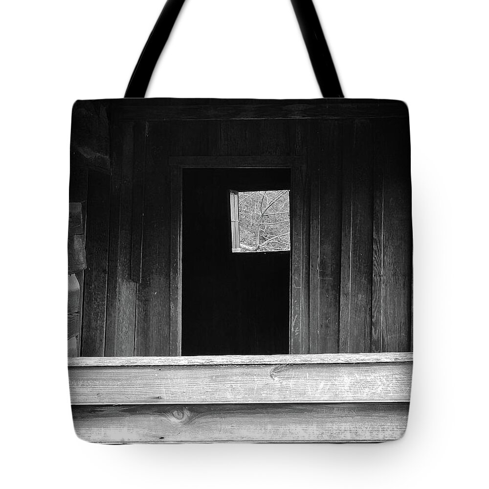 Photography Tote Bag featuring the photograph Cabin At Cades Cove by Phil Perkins