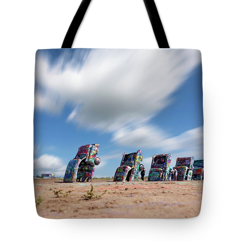 Cadillac Tote Bag featuring the photograph Cadillac Style 5 by Ricky Barnard