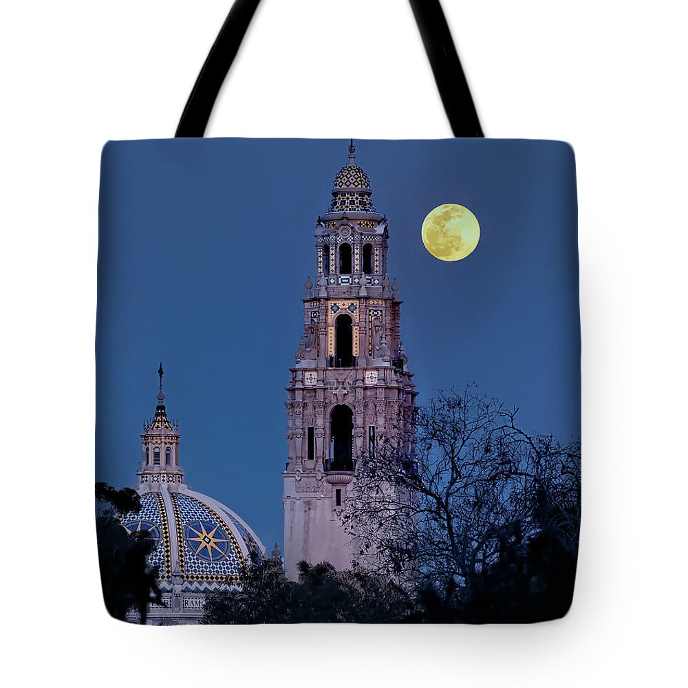 Full Moon Tote Bag featuring the photograph California Moon by Dan McGeorge