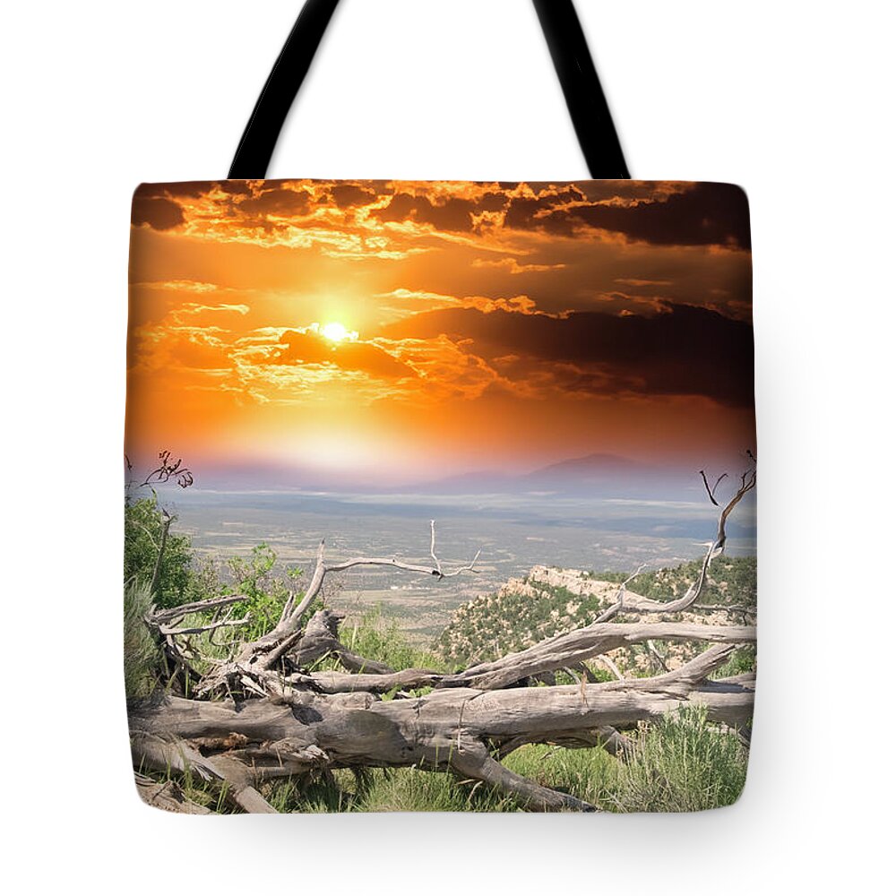 Sunset Tote Bag featuring the photograph California Sunset by Will Burlingham