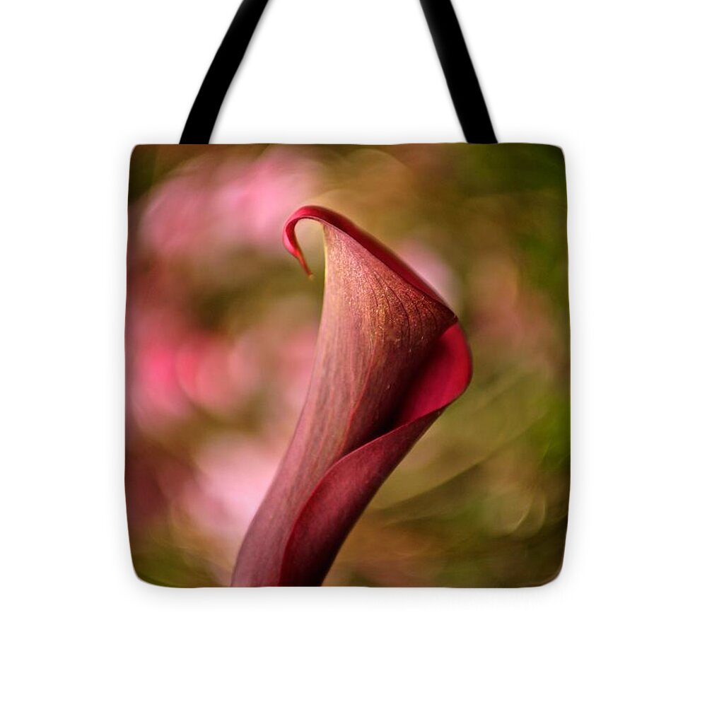 Calla Tote Bag featuring the photograph Calla Me Pink by Richard Cummings