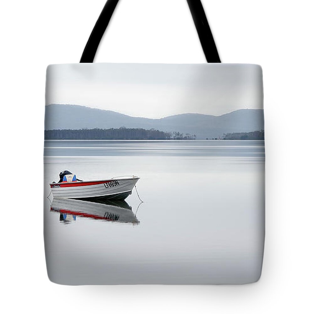 Wallis Lakes Forster Tote Bag featuring the digital art Calm Wallis Lakes Forster 01 by Kevin Chippindall