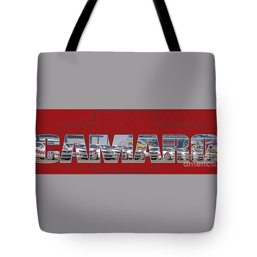 Cutout Tote Bag featuring the photograph Camaro cutout by Darrell Foster